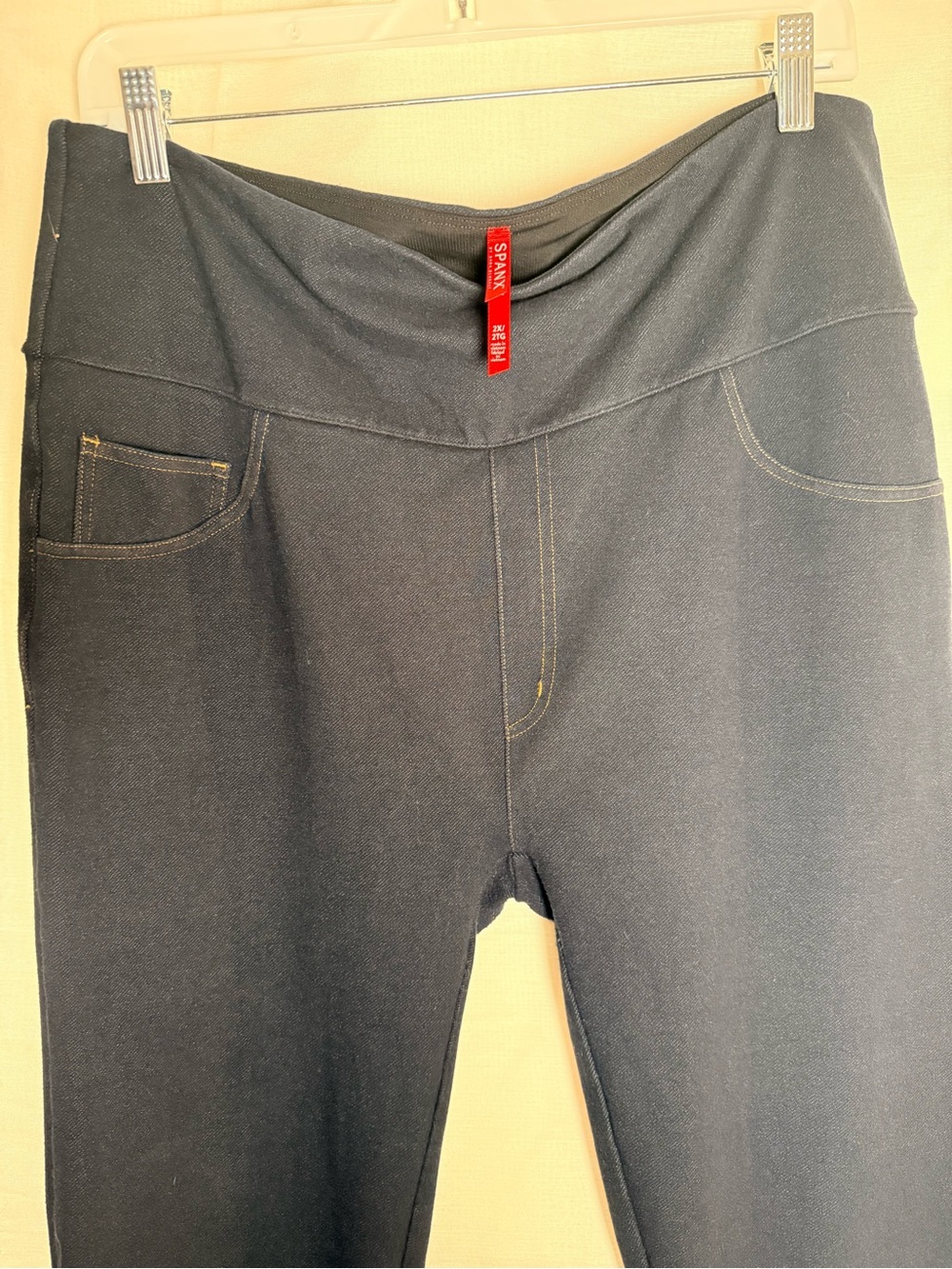 SPANX Dark Wash High-Rise Jeggings